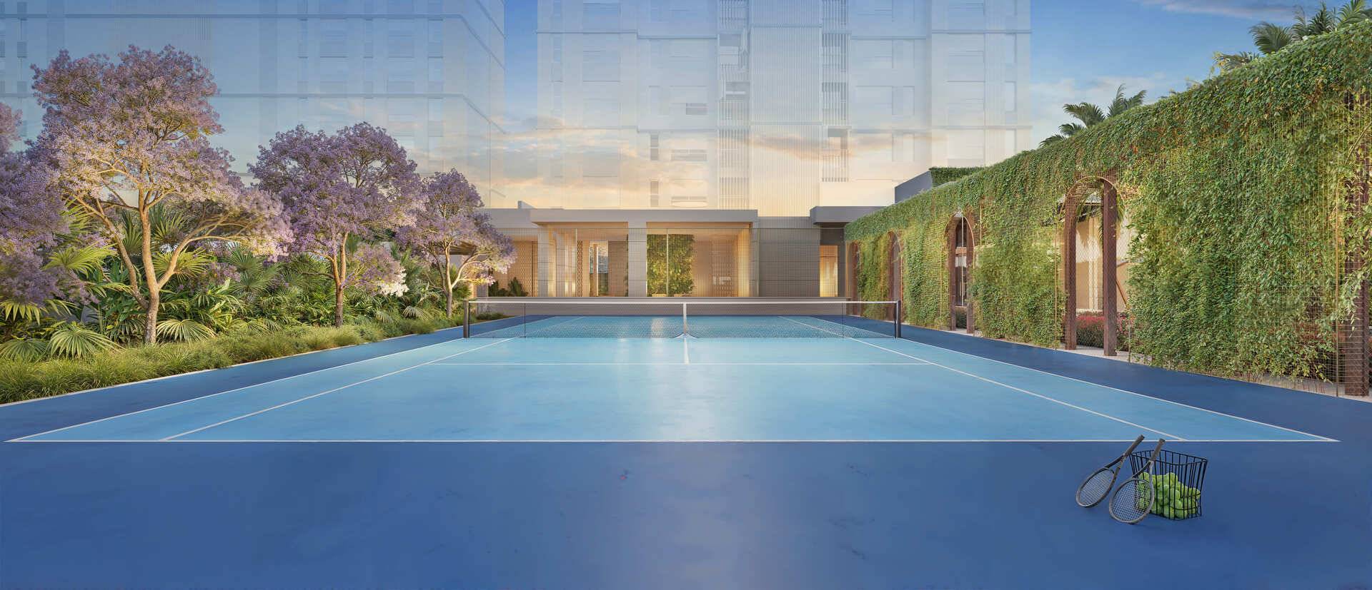 Perspectiva Ilustrada | Quadra de Tênis